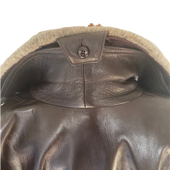 Vintage Burberry’s leather coat size M - Picture 6 of 9